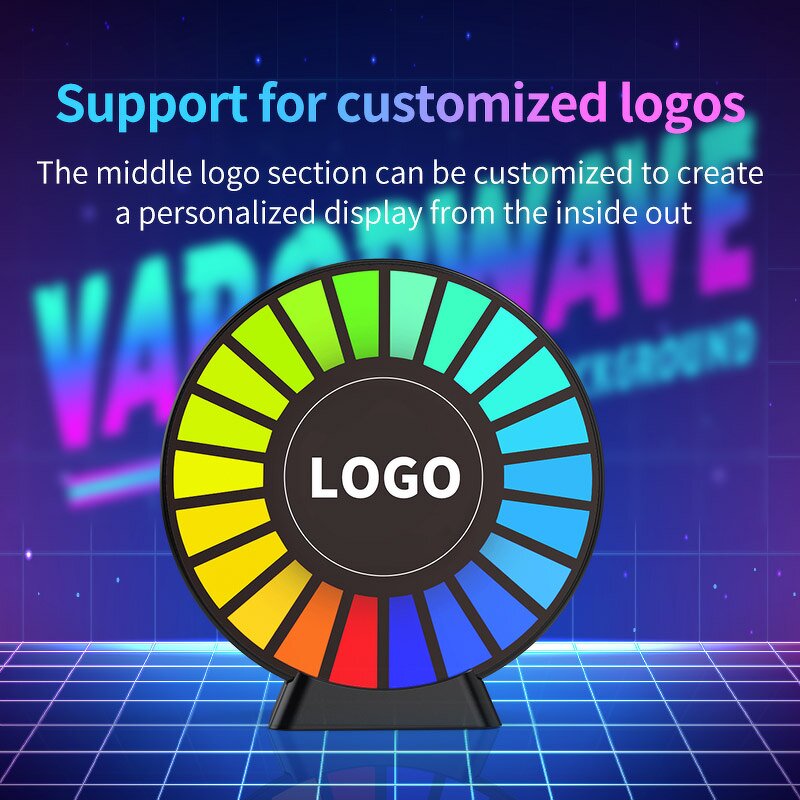 Rhythm Lamp Manufacturer - Car Music RGB LED Strip Sound Control Voice Rhythm 256 Colors Option App Control