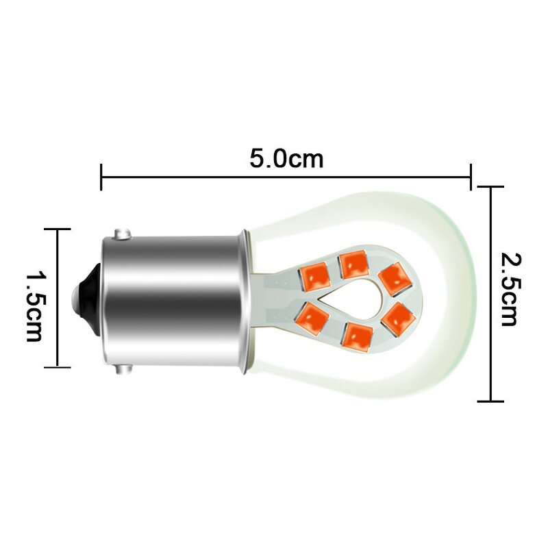 LED Light Bulbs Manufacturer - 1156/1157 Canbus P21W 7440/7443 Turn Signal T20 3014/144 SMD Brake