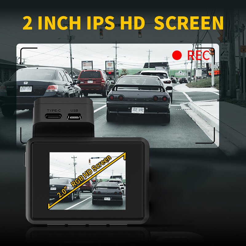 Dash Cam Manufacturer - HD Dual Lens 4K+2K Front and Rear with GPS Wifi 1-Year Warranty