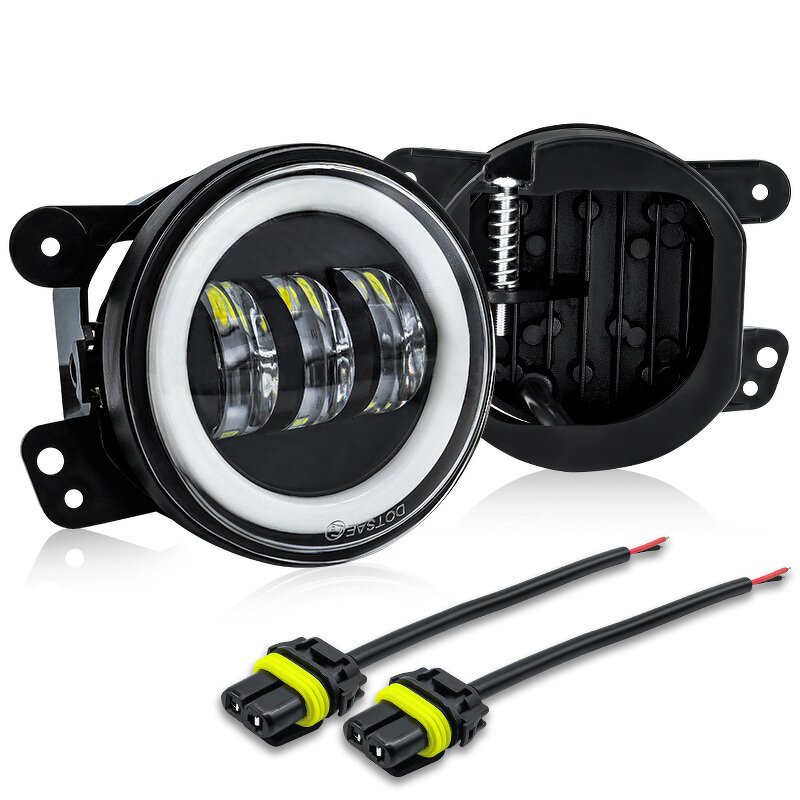 Fog Lamp Manufacturer - 4Inch 60W Car LED Aperture Conversion for JEEP Wrangler Harley Motorbike
