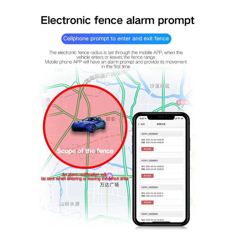 GPS Tracker Manufacturer - Smart 4G Vehicle Speed & Location with SD Card Android App