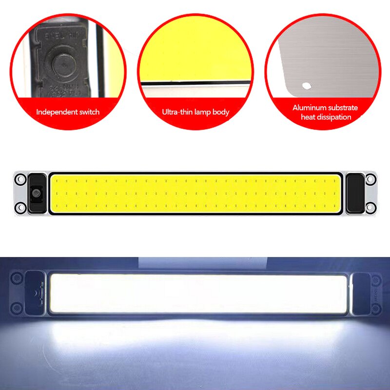 Dome Light Manufacturer - Highlight Roof Cob Chip Led Panel Automatic Car Reading Interior DC 12v OffRoad Truck