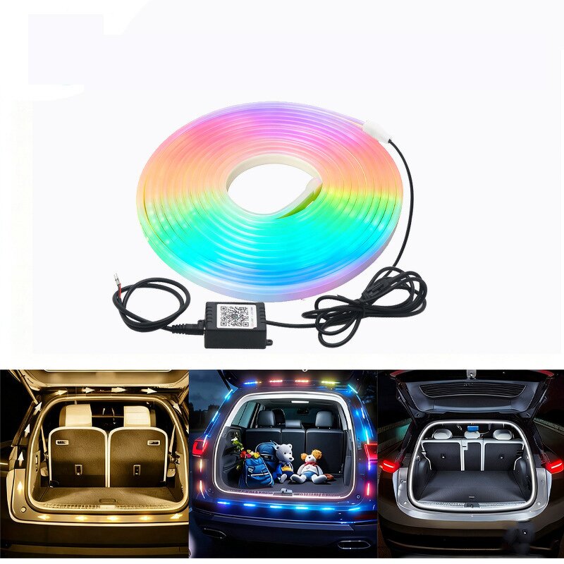 LED Strip Light Manufacturer - RGB Constant-On Flexible Car Trunk with Pin Plug for Cargo Area