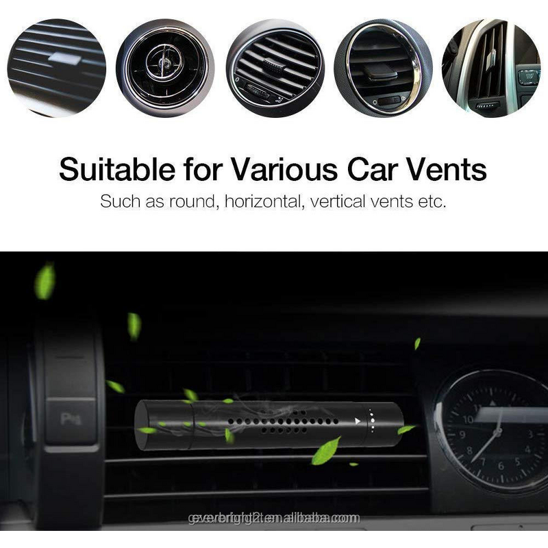 Air Freshener Manufacturer - Luxury OEM Custom LOGO Car Diffuser Auto Decoration Vent Clip Aluminum Perfume