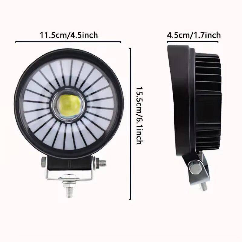 Headlight Manufacturer - 12V 24V 3 Inch Universal Halo Angel Devil Eye Spotlight for Cars Scooter Motorbike