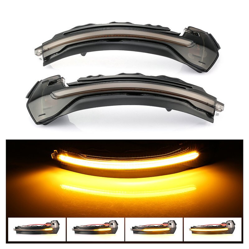 Rearview Mirror Light Manufacturer - Scroll Side Wing LED Dynamic Turn Signal Sequential