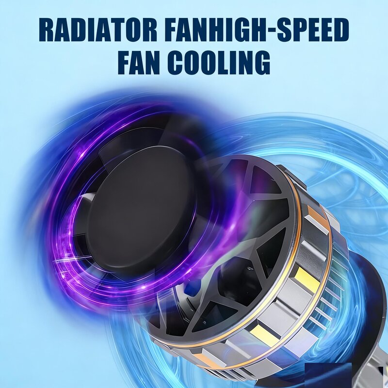 LED Headlights Manufacturer - APP Control 400W 3000K 6500K Multiple Colors H4 H7 H11 9005 9006