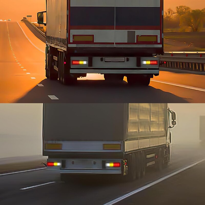 Tail Light Lamp Manufacturer - 20 Leds 12V Waterproof Truck LED Yacht Car Trailer Reversing Running Brake Turn