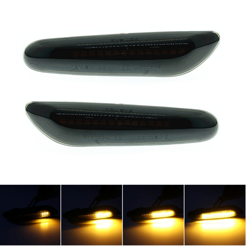 Side Marker Light Manufacturer - Smoke Lens Dynamic Flowing for BMW E46 E60 E90 X1 X3