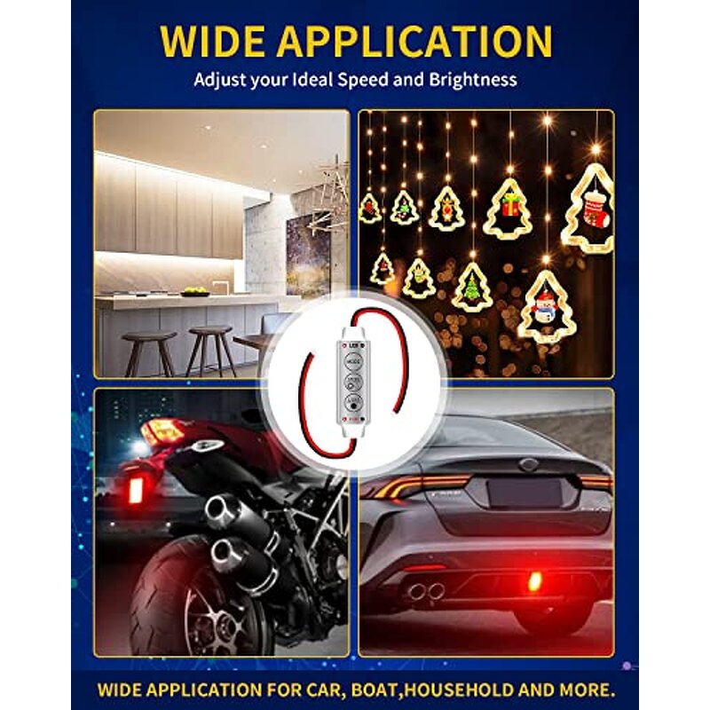 Flasher Module Manufacturer - LED Flash Strobe Controller Compatible with Car Boat Household 5V~24V