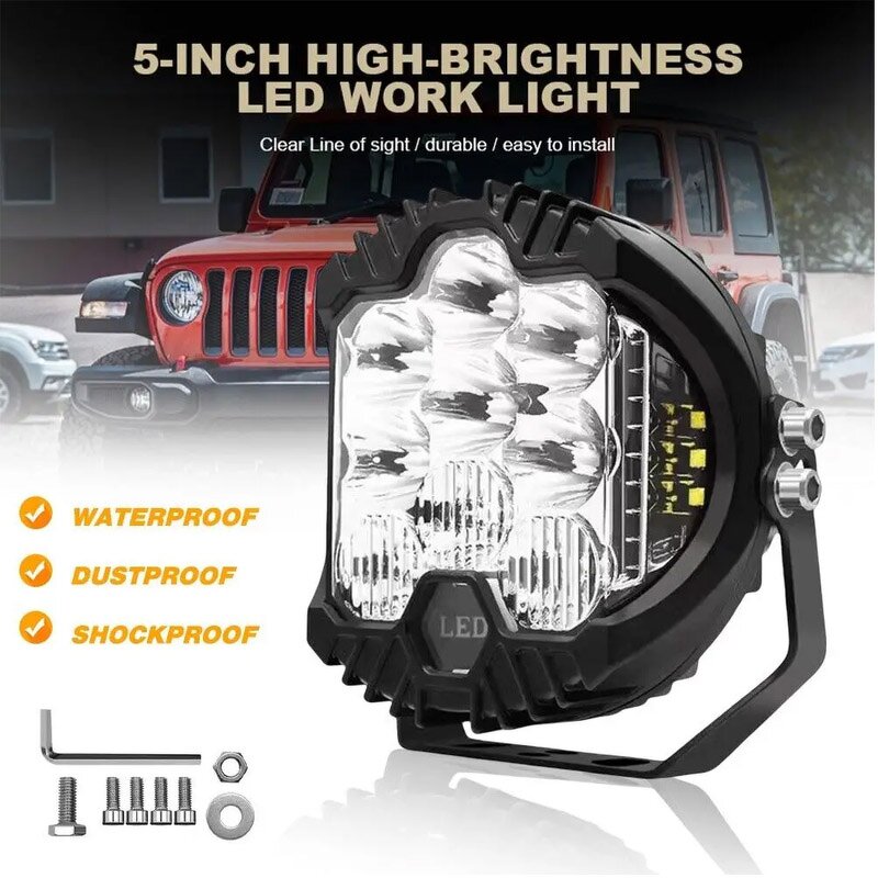 Work Lamps Manufacturer - Automobile LED Sport for Lada Offroad 4X4 Auxiliary 7 INCH Combo Driving