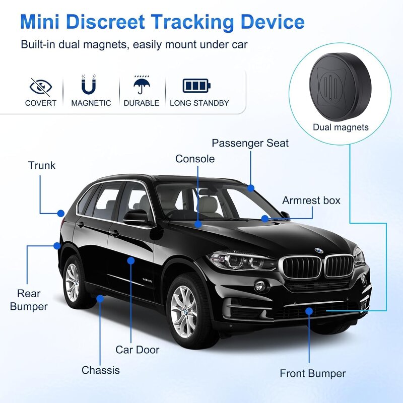 GPS Tracker Manufacturer - GF10 Mini Magnetic Car Motorcycle Real-Time Anti-Lost Pet Elder Finder