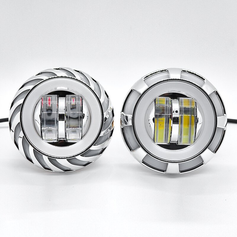 Brake Lamp Manufacturer - New LED Motorbike Strobe Headlight with Angel Eye Flash Rear 6000k Accessory