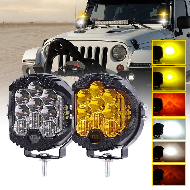 Work Light Manufacturer - 3 Inch Waterproof LED for Road Driving Side Shooter Spot Flood Combo 6000k