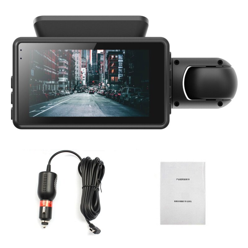 Car DVR Manufacturer - 3 Inch HD 1080P Dual Channel Front and Inside Rear with App 1 Year Warranty