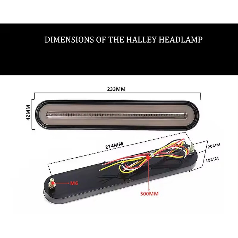 Turn Signal Light Manufacturer - 12v 24v Yellow Flowing 100 Led Rear Tail Indicator Waterproof Truck Trailer