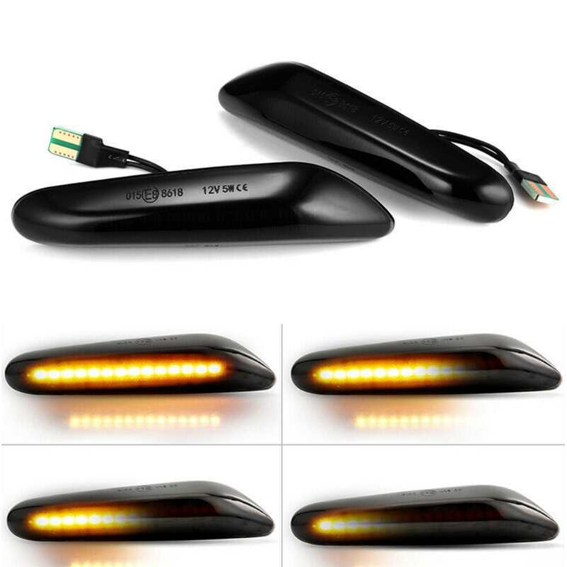 Side Marker Light Manufacturer - Smoke Lens Dynamic Flowing for BMW E46 E60 E90 X1 X3