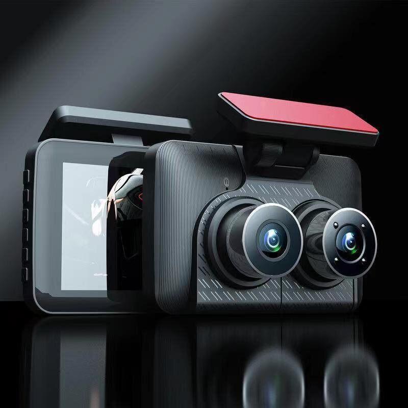 Dash Cam Manufacturer - New Design Dual Lens FHD 1080P 170 Wide Angle Night Vision Three-Channel