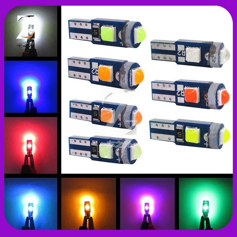 LED Bulb Manufacturer - T5 3SMD 3030 DC12V Wedge Base Dashboard Instrument Car Interior Air Indicator