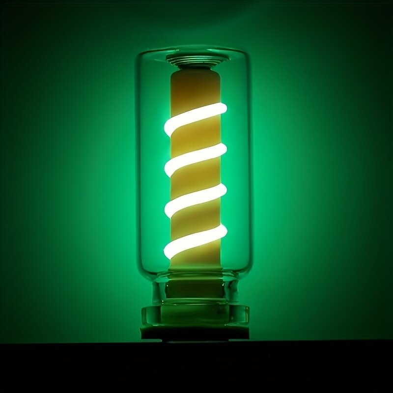 Night Light Manufacturer - Touch Glass Bottle Transparent Spiral USB Portable Multi-color Atmosphere
