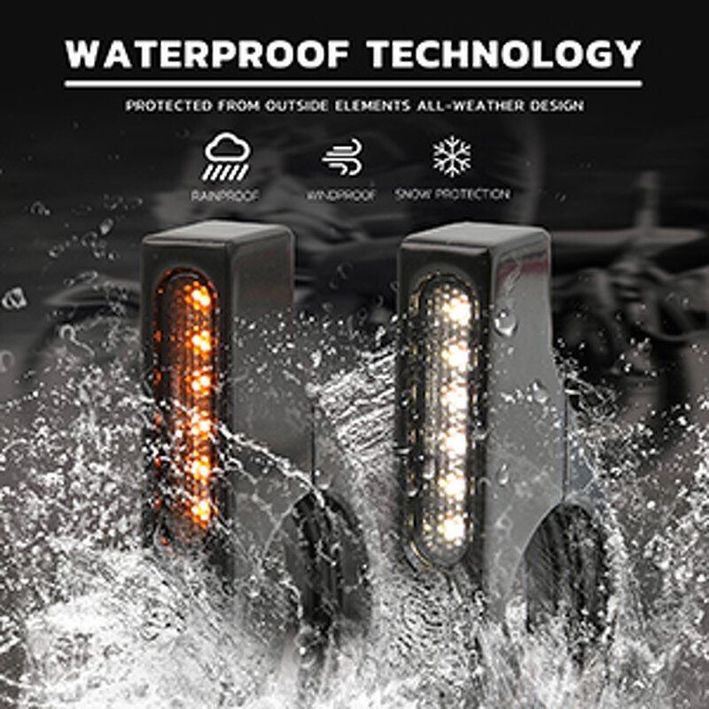 Turn Signal Light Manufacturer - 12V Compatible for Honda Yamaha Harley Cruiser LED 40mm Front Fork Clamp Amber