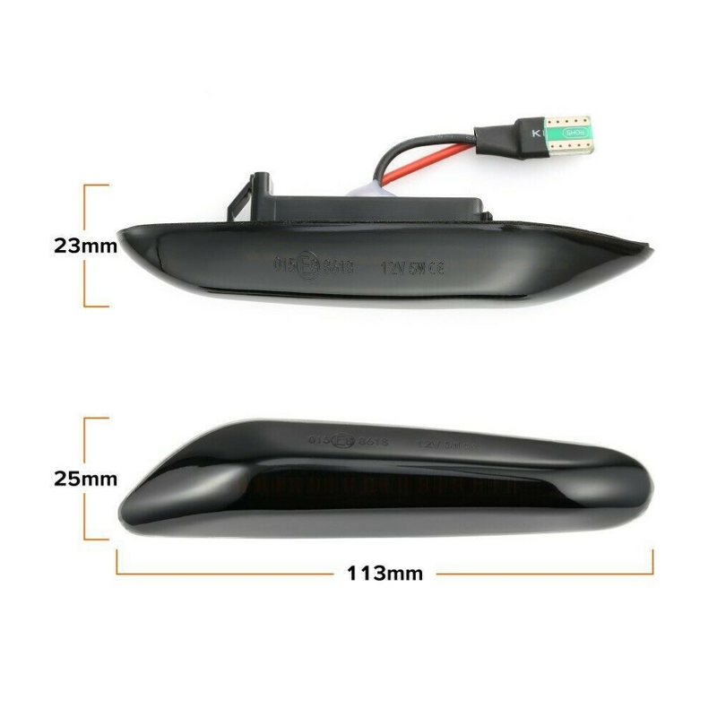 Side Marker Light Manufacturer - Smoke Lens Dynamic Flowing for BMW E46 E60 E90 X1 X3