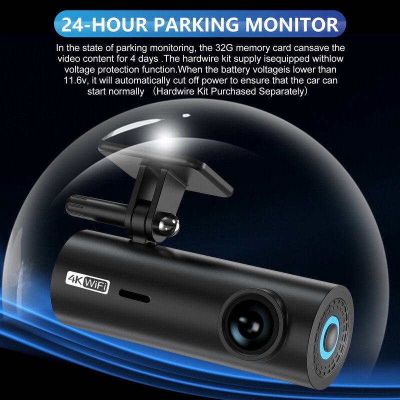 Dash Camera Manufacturer - New Factory Outlet HD Night Vision 4K Wifi Mini Hidden Black Box