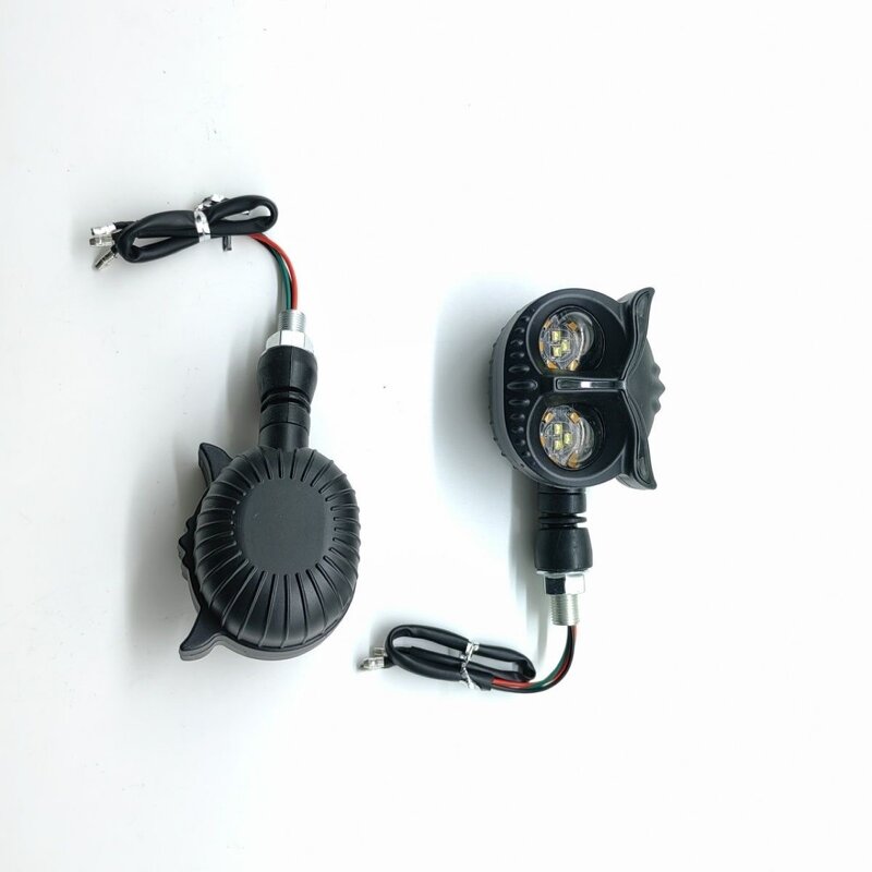 Indicator Light Manufacturer - Dynamic Sequential Flicker Mini Motorbike LED Owl Design Headlight Amber Blinker