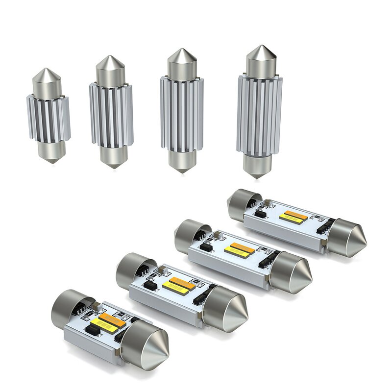LED Bulb Manufacturer - New 6000K 12V SMD Festoon C5W C10W 2 Color Interior 31mm 36mm 39mm 41mm