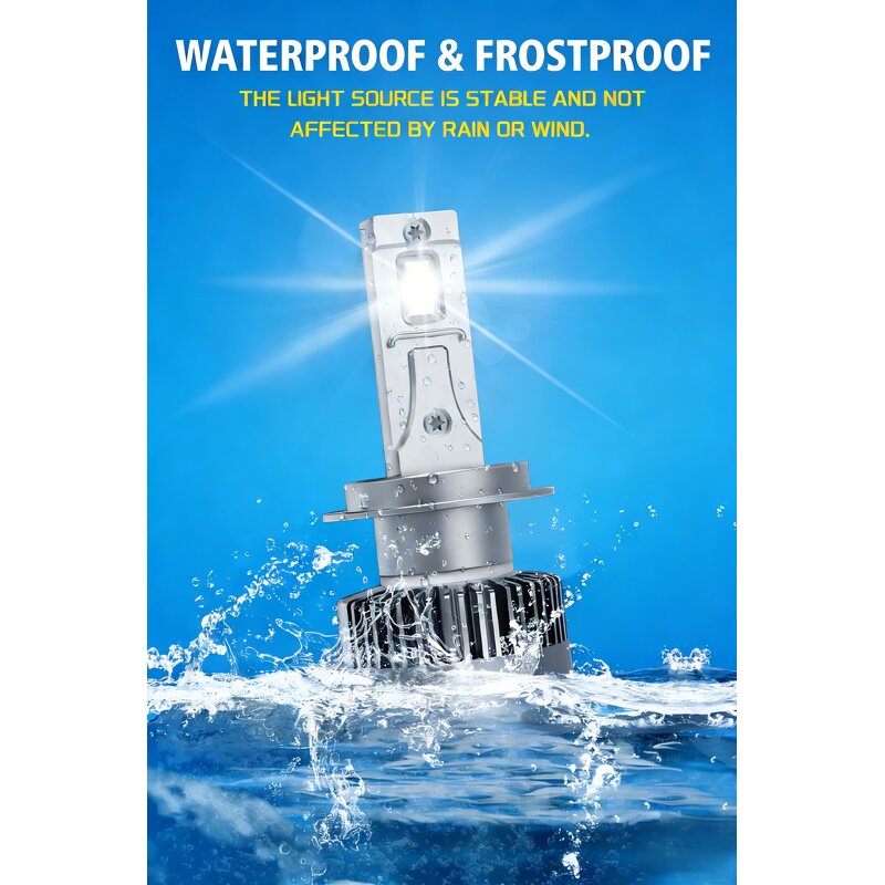 LED Headlight Manufacturer - 300W 50000LM Smart App Control Ai Tri Color Temperature H1 H11 H4 H7