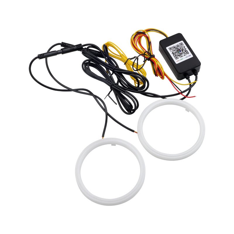 Halo Rings Manufacturer - App-Controlled LED 80mm 60mm 70mm Full Circle RGB Angel Eyes for BMW Cotton