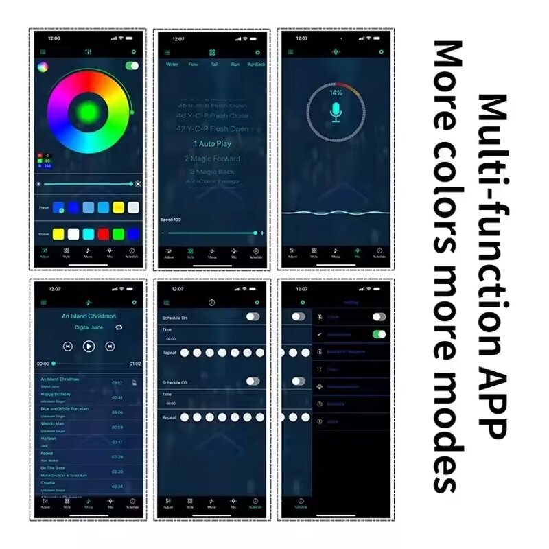 LED Strip Light Manufacturer - Wholesale Flexible Car Interior Atmosphere App Control RGB Fiber Optic