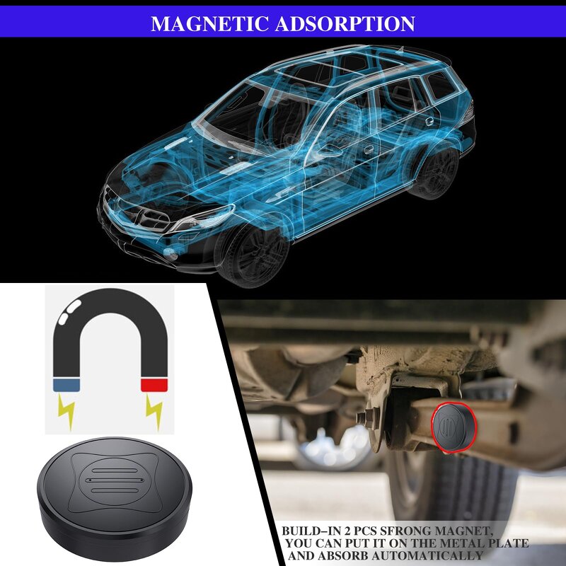 GPS Tracker Manufacturer - GF10 Mini Magnetic Car Motorcycle Real-Time Anti-Lost Pet Elder Finder