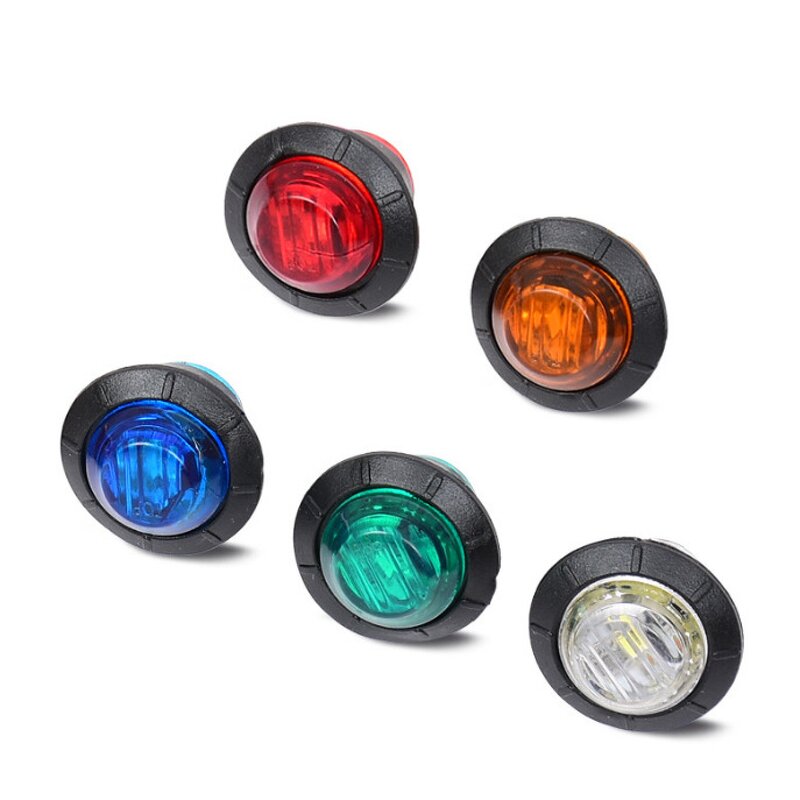 Side Light Manufacturer - Car 12v LED Truck 24V Indicator Multicolored Crystal