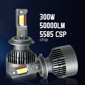 LED Headlights Manufacturer - High Power 300W 12V 50000LM 9005 9006 H1 H4 H7 Auto Lighting
