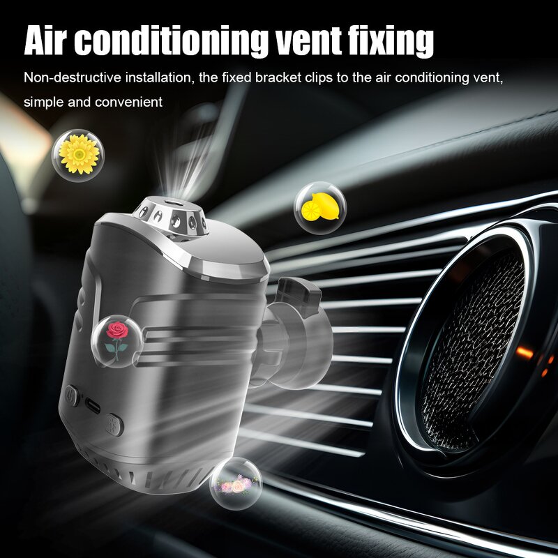 Air Freshener Manufacturer - Car Smart Star Luxury Waterless Diffuser Starlight Headliner Ambient USB Vent Mounted