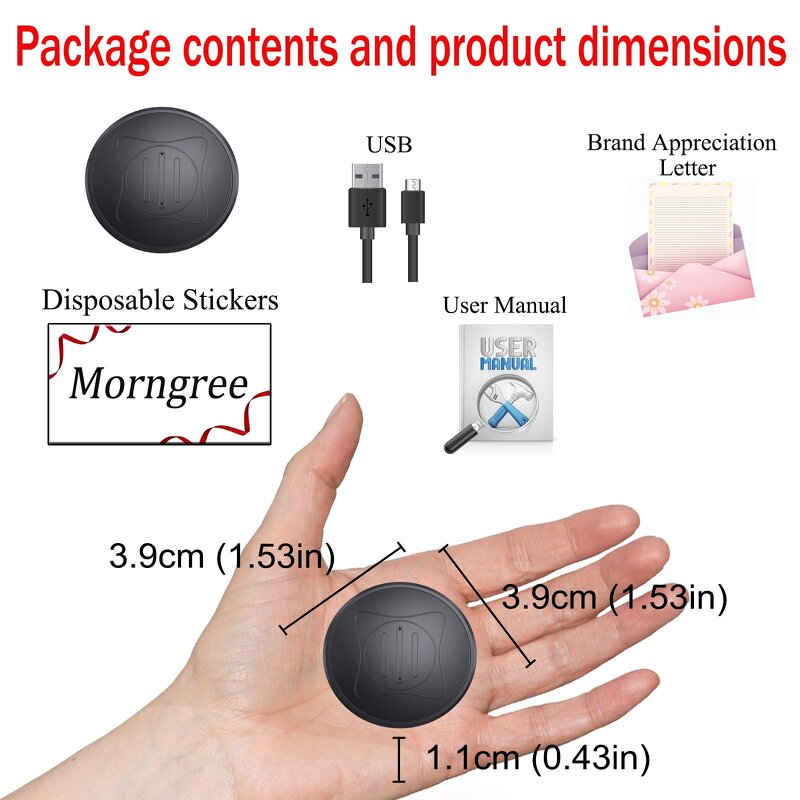 GPS Tracker Manufacturer - GF10 Mini Magnetic Car Motorcycle Real-Time Anti-Lost Pet Elder Finder