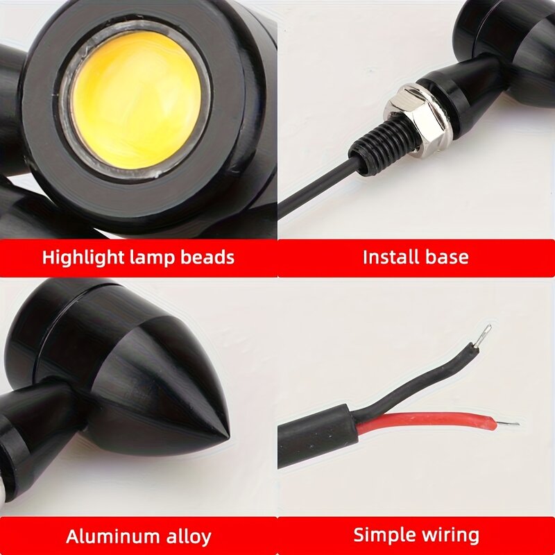 License Plate Light Manufacturer - Motorcycle LED for Car and Motorcycle 24V Rear Turn Signal Indicator Bright