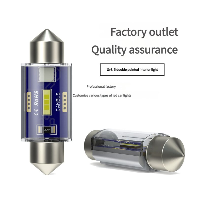 LED Festoon Light Manufacturer - New 31mm 36mm 39mm 41mm Car Interior White Reading Canbus 1860 1SMD