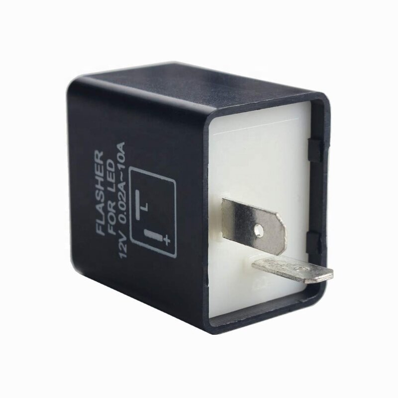 Flasher Relay Manufacturer - 12V 0.02A-10A 2-Pin CF-12 Electronic LED Fix for Turn Signal Fast Hyper Flash