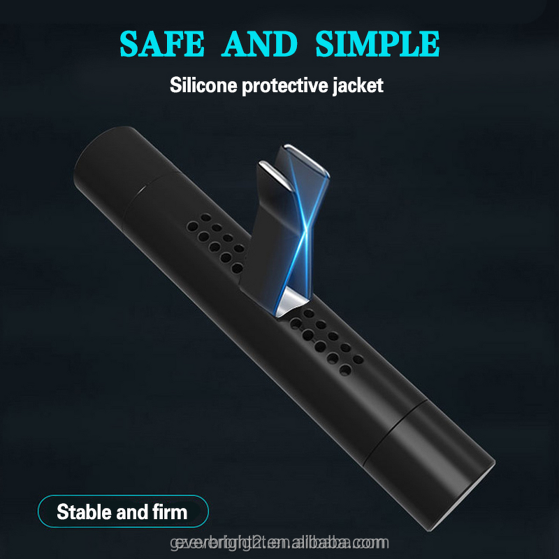 Air Freshener Manufacturer - Luxury OEM Custom LOGO Car Diffuser Auto Decoration Vent Clip Aluminum Perfume