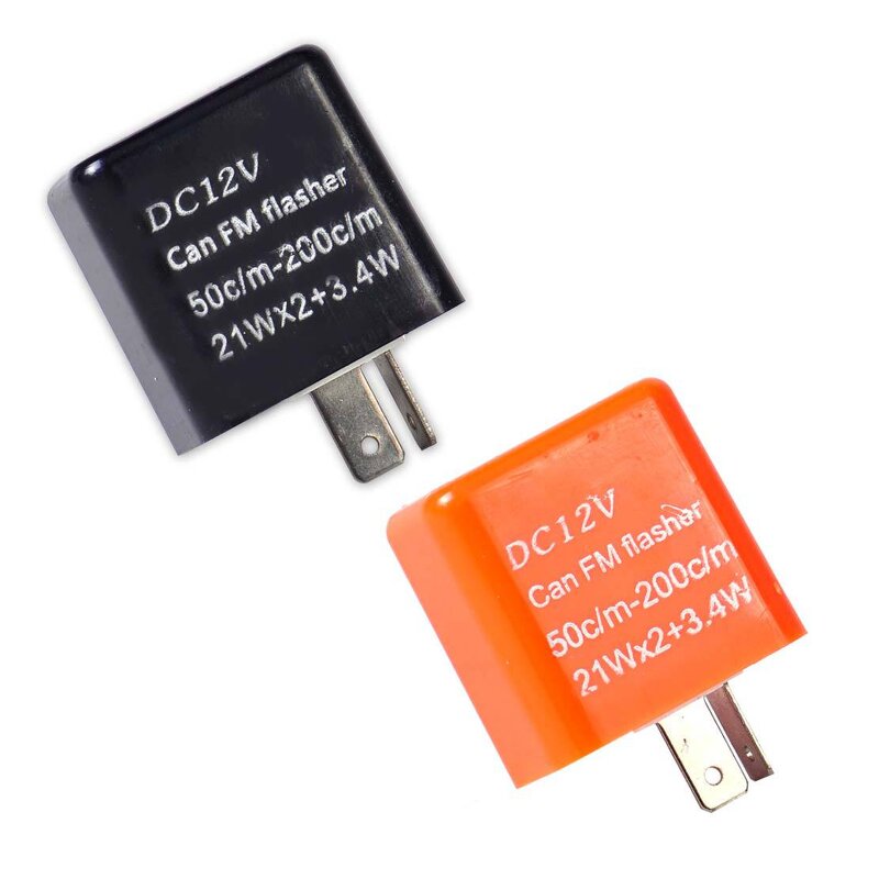 Flasher Manufacturer - Universal Adjustable Frequency Square Flashing LED Motorcycle Lights Turn Signal Indicator 12V Relay