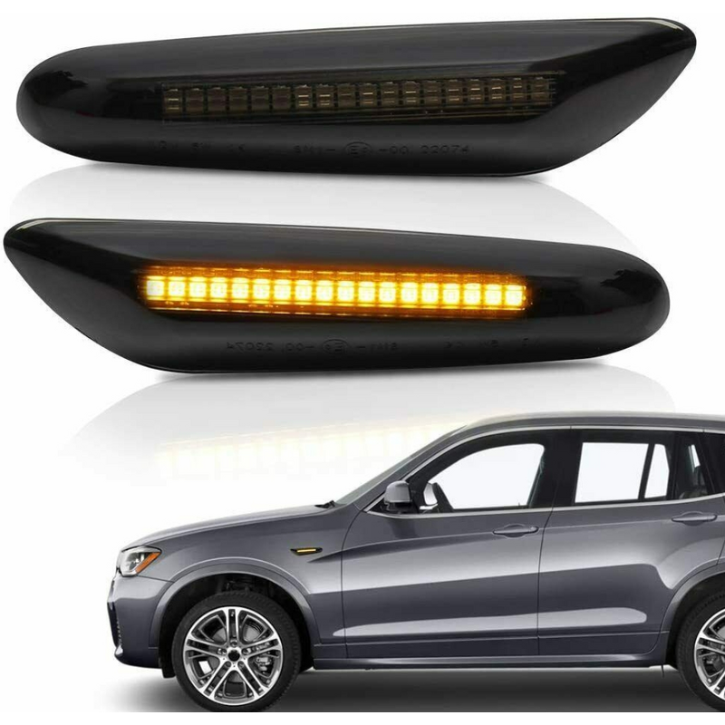 Side Marker Light Manufacturer - Smoke Lens Dynamic Flowing for BMW E46 E60 E90 X1 X3