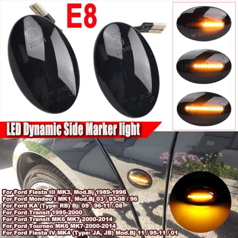 Turn Signal Light Manufacturer - LED Dynamic for Ford Fiesta Mondeo Transit MK6 MK7