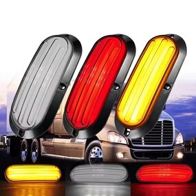 Lighting System Manufacturer - New 74 LED Truck with Clear Lens White Yellow Red Clearance Side Marker for Trailers