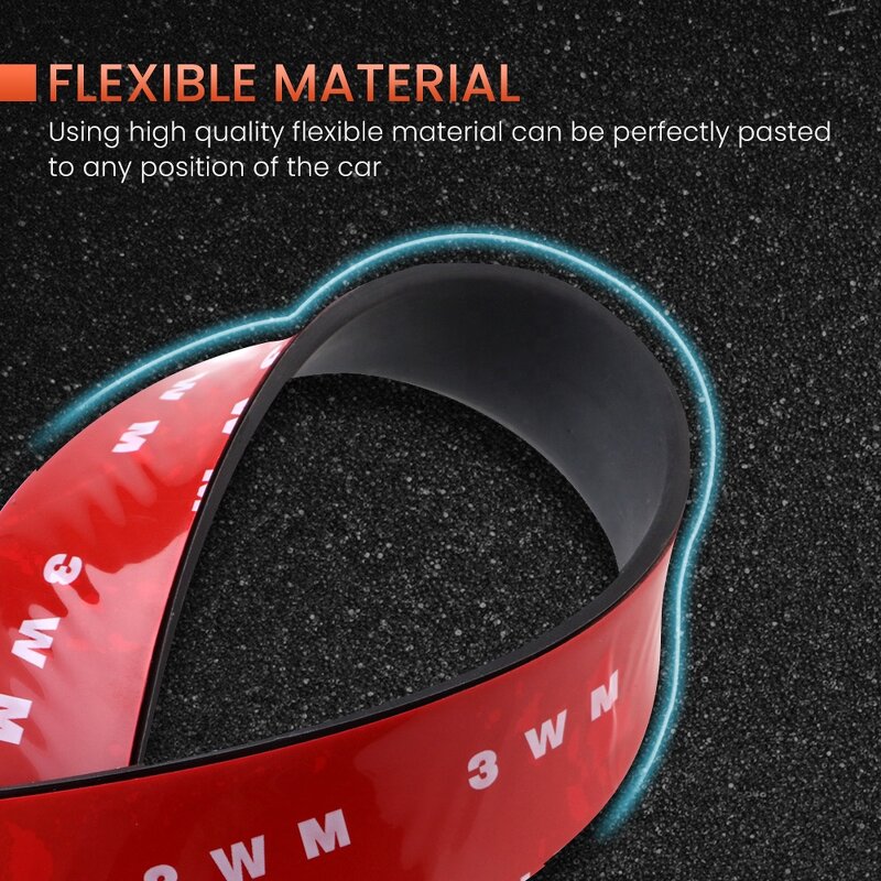 Fender Flares Manufacturer - Rubber Car Arch Wheel Eyebrow Protector Auto Mudguards Anti Collision Strip Stickers