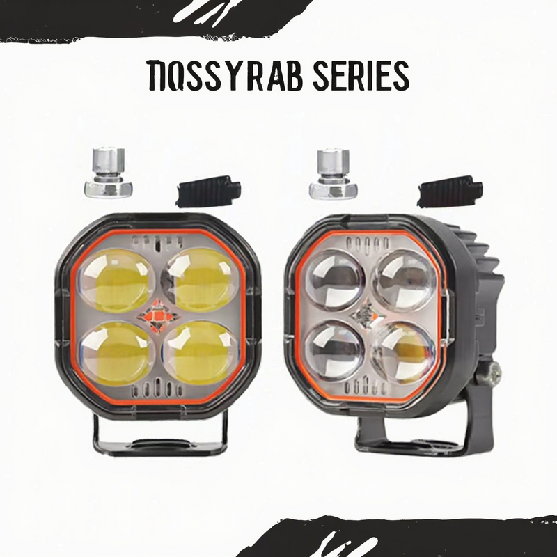 Spotlight Manufacturer - Mini 5D White Yellow Red Fog Super Bright 12V 24V Car LED Pods Work for Off-Road ATV