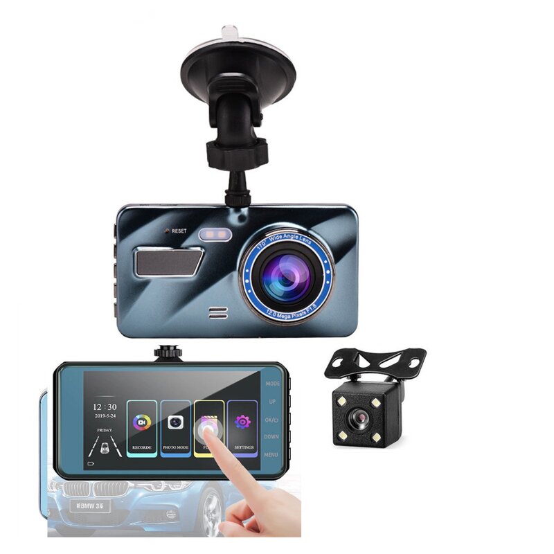 Dashcam Manufacturer - OEM 4.0 Inch Dual Lens with Night Vision 1-Year Warranty
