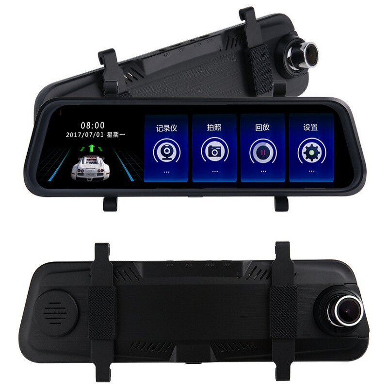 Driving Recorder Manufacturer - High Definition 10 Inch 1080P Dual Lens Full Screen Touch Night Vision