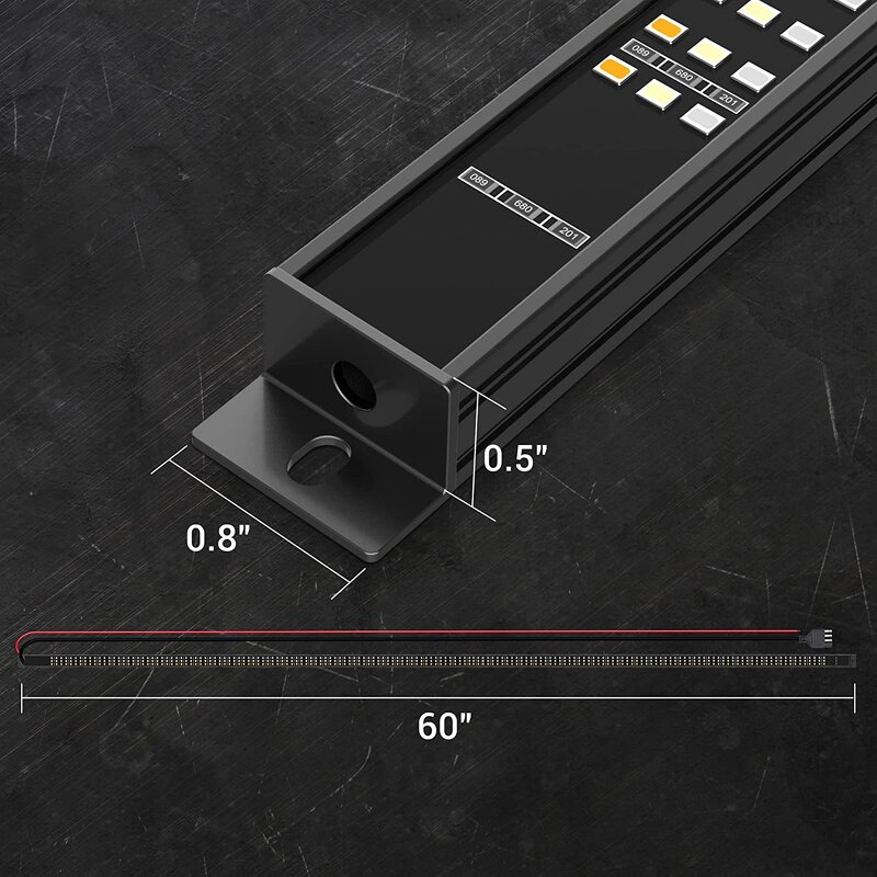 Tailgate Brake Lights Manufacturer - 48-Inch 60-Inch Solid Beam LED Red Bar Flashing Sequential Amber Turn for SUV Pickup